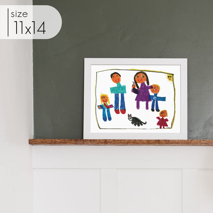 Custom Framed Kid Art