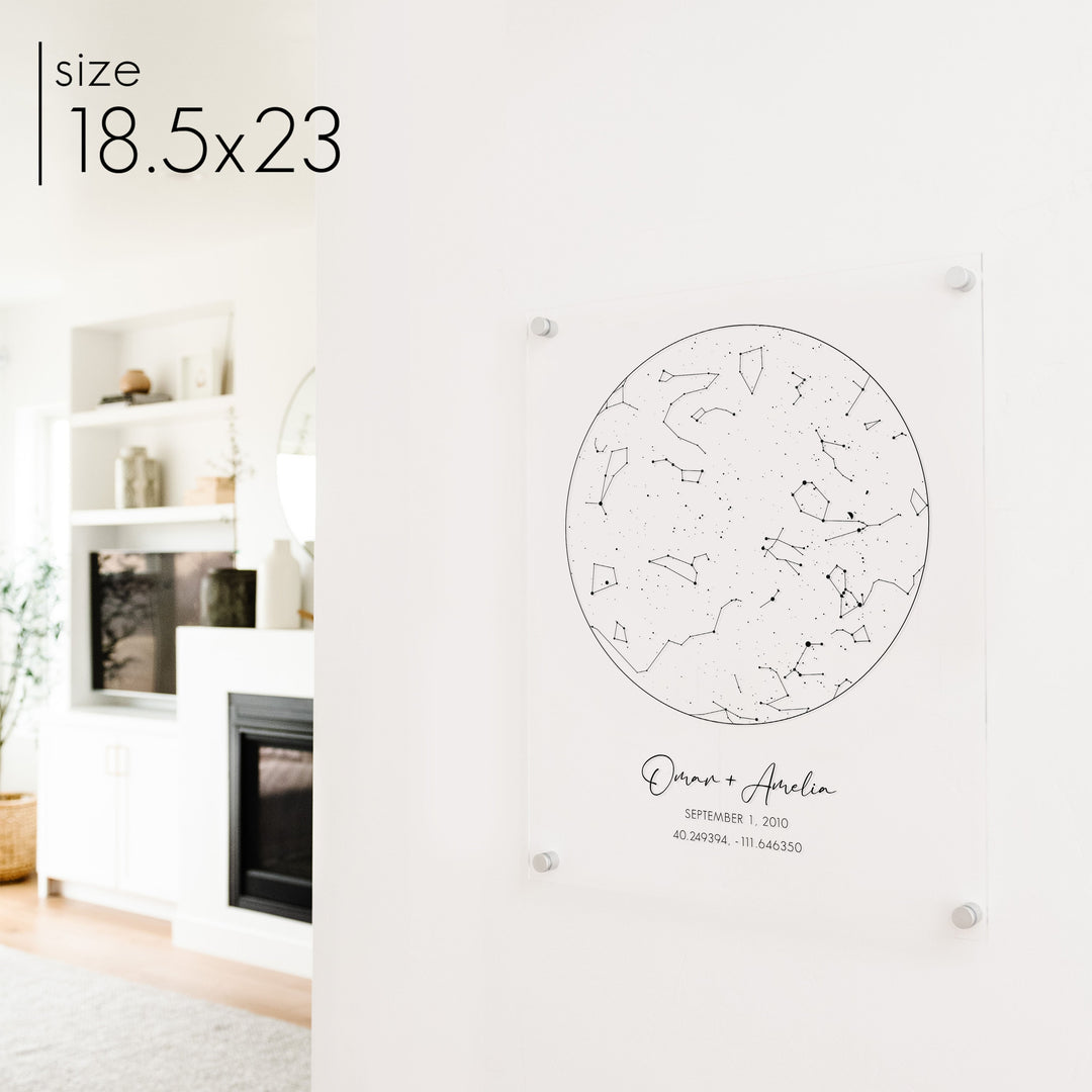 Acrylic Clear Star Chart