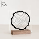 Custom Tree Ring Memory Art