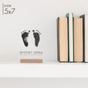 Custom Acrylic Baby Footprint Art | Print Style