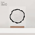 Custom Tree Ring Memory Art