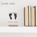 Custom Acrylic Baby Footprint Art | Print Style