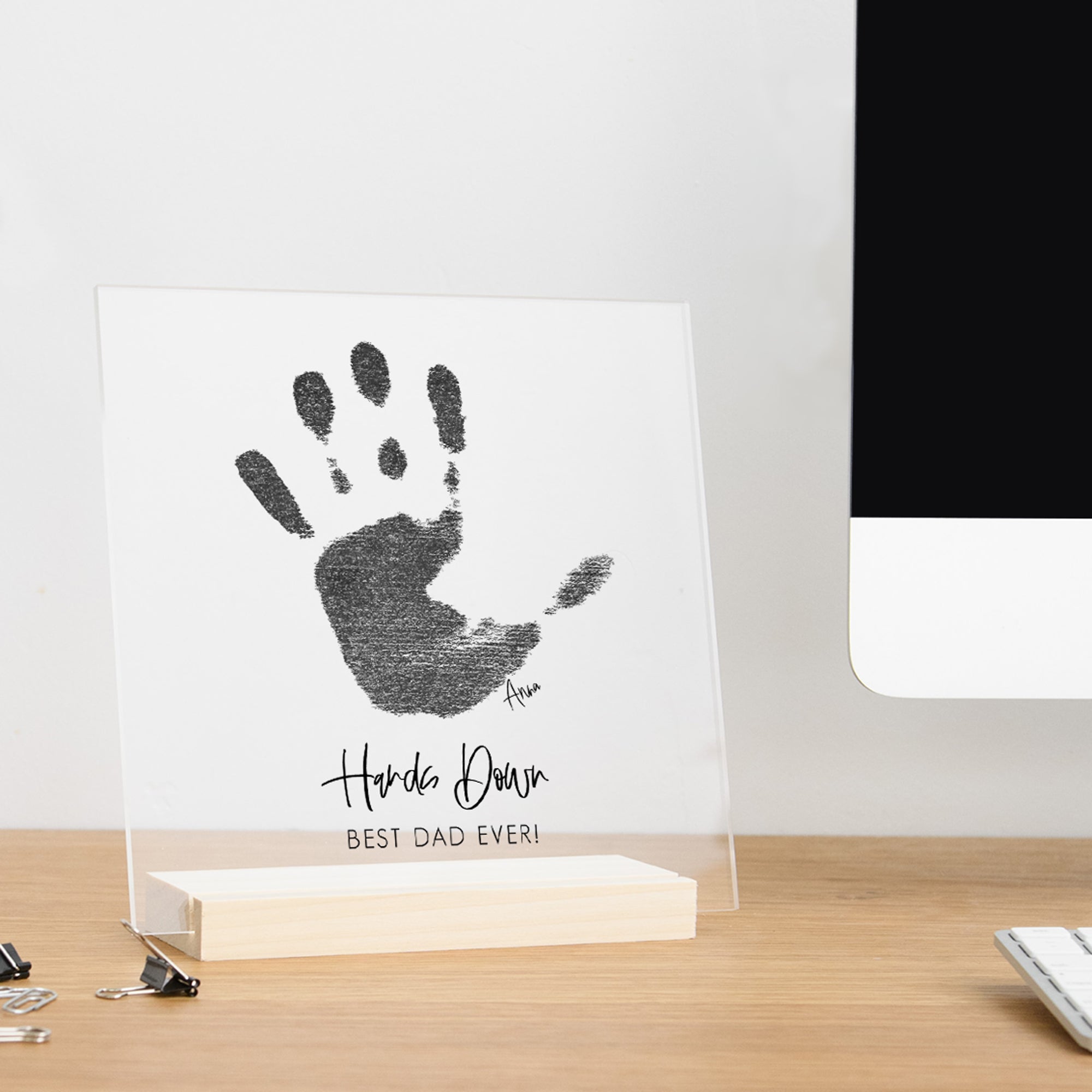 Custom Acrylic Handprint Art