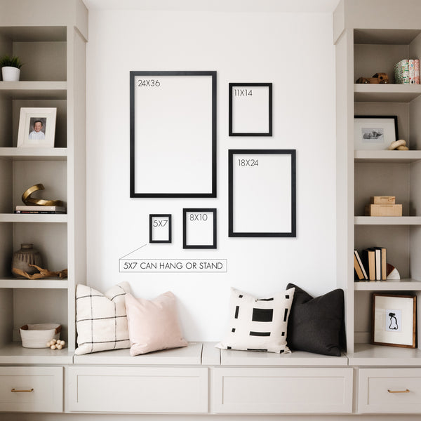 Personalized Framed Family Birth Flower Art