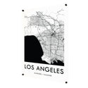 Clear Acrylic Los Angeles City Street Map