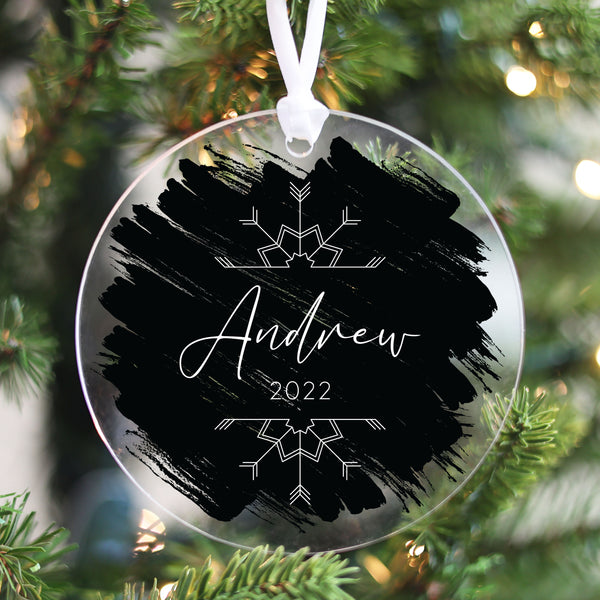 Custom Acrylic Name Christmas Ornament