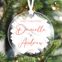 Brushed Acrylic First Christmas Ornament