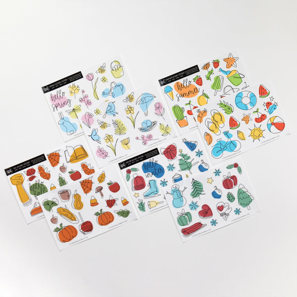 Large Board Stickies Seasonal