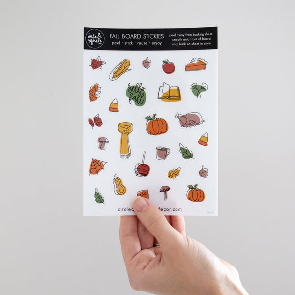 Small Board Stickies Seasonal