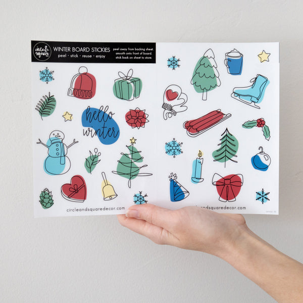 Medium Board Stickies Seasonal